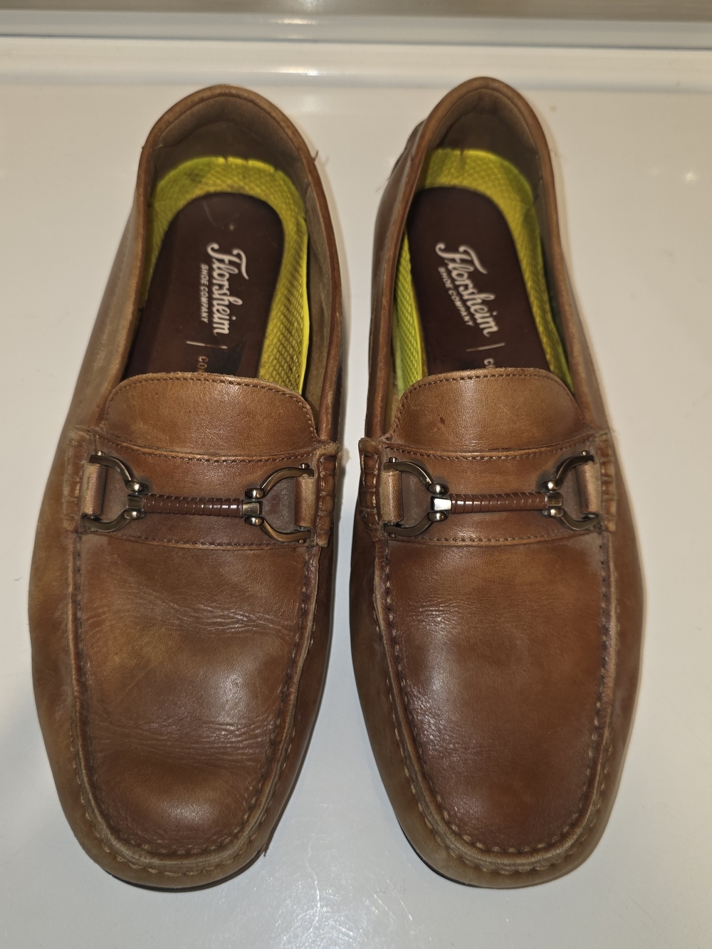 Florsheim Men's Brown Leather Slip-On Loafers